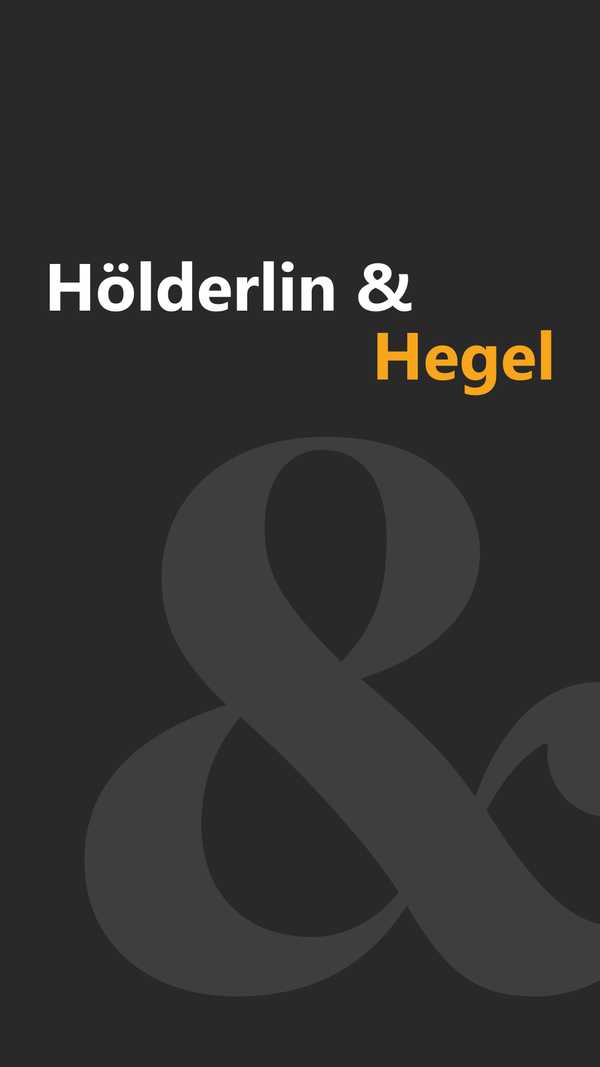 Titelbild Live Hölderlin und Hegel